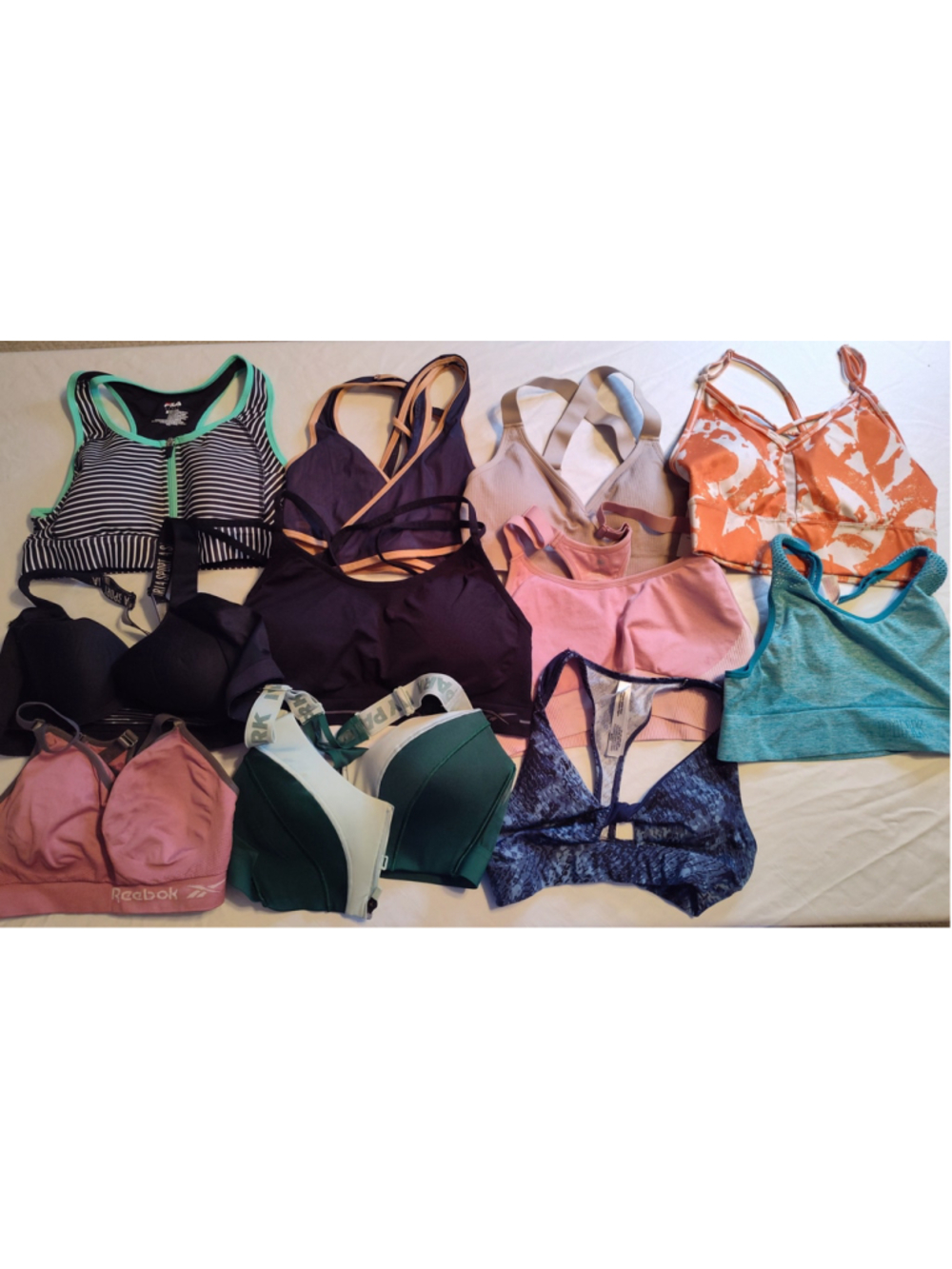 Women's Assorted Sports Bra Bundle, Various Sizes and Brands